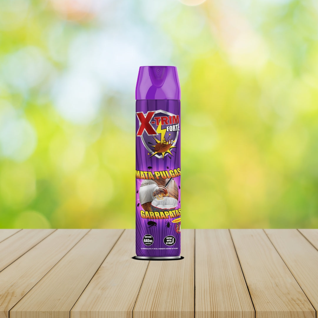 Caja X-TRIM FORTE Mata Pulgas Y Garrapatas Aerosol 440 ml 12 uds ...