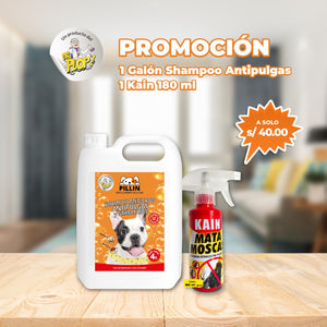 PILLIN Shampoo Antipulgas 4 Litros