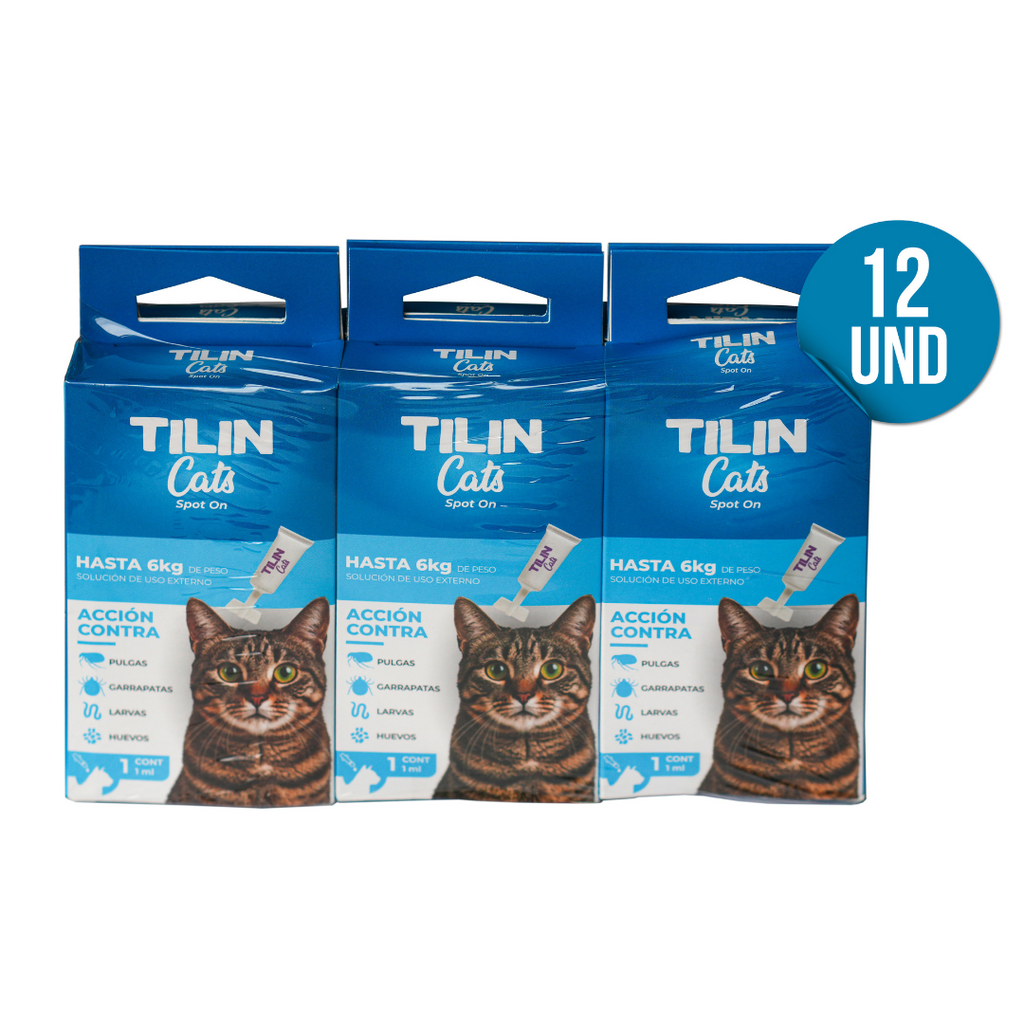 Caja TILIN Cats Pipeta 1 ml 6 uds