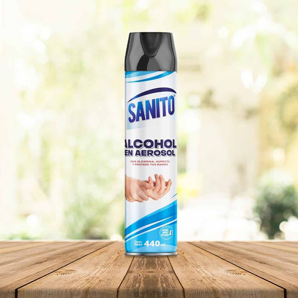 SANITO ALCOHOL CON GLICERINA 440 ML.